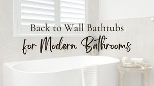Back To Wall Bathtubs