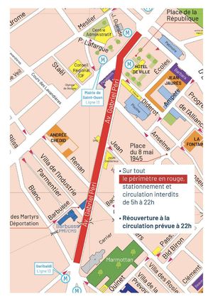 Plan impact circulation Fête des rues partagées 2026