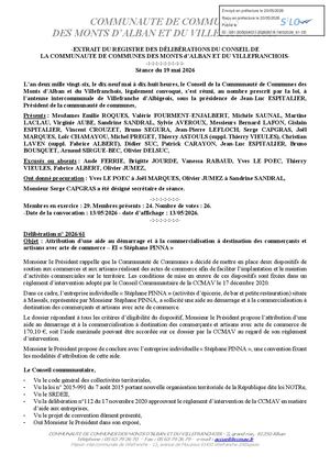 Delib 19052026 61 Aide Entreprise Eistéphane Pinnacommunication
