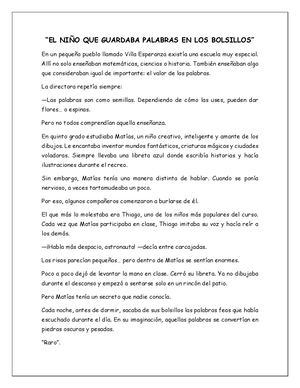 El Niño Que Guardaba Palabras En Los Bolsillos Juan Martin Rojas Valdes