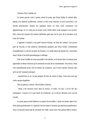 Tino, Apprenti Croquevie