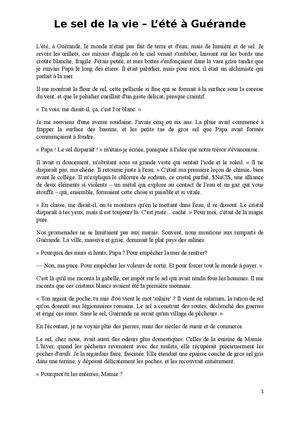 Le Sel De La Vie L'éte En Guérande