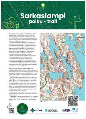 Sarkaslammen geologinen ja kivikautinen polku