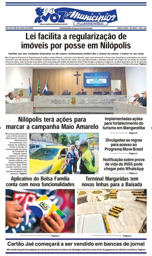 Edica3657vozdosmunicipios, 22 a 28 de maio de 2026