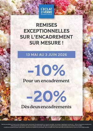 Remises atelier Mai 2026