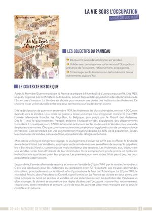 CDJ Fresque - Occupation- GUIDE LECTURE
