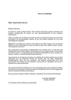 Courrier LORFLEX