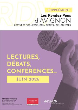 Avignon Conférences Juin 2026