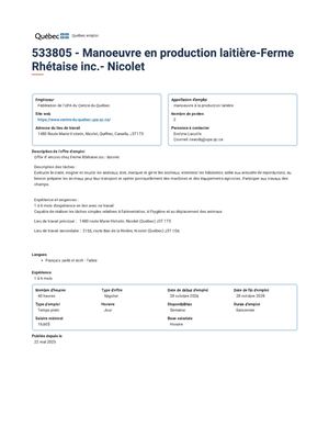 Ferme Rhétaise Inc