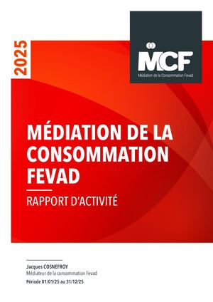 Médiateur de la consommation FEVAD Rapport annuel 2025