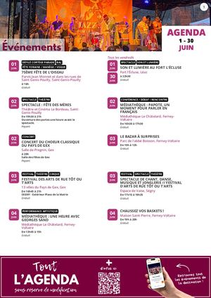 Agenda Juin 2026