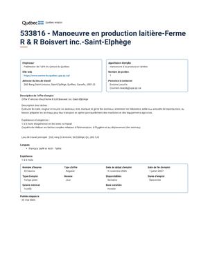 Ferme R & R Boisvert Inc