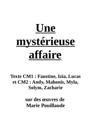 Textes Cm