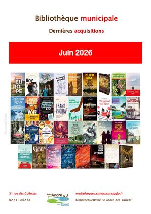Juin 2026- Nouveautés Adulte