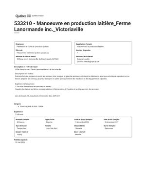 Ferme Lanormande Inc_533210