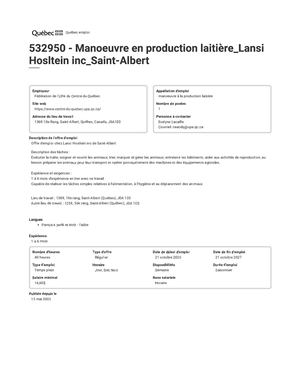 Lansi Holstein Inc 532950