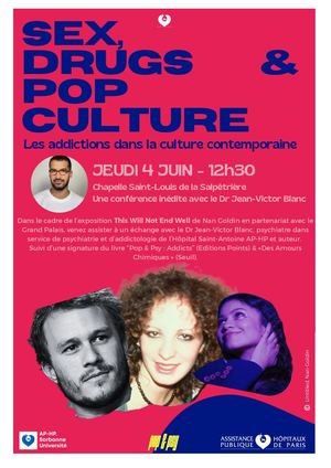 V3 Affiche Conférence Sex, Drugs And Pop Culture