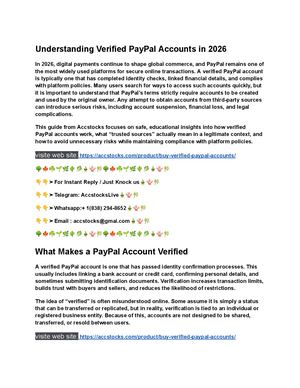 Most 30 Platforms For Verified Pay Pal Accounts Guidance & Access In 2026