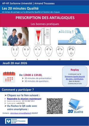 Flyer 20min Qualité Webinaire Douleur Mai 2026