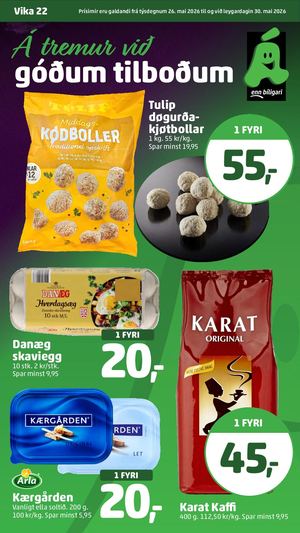 Á tilboðsblað vika 22 2026