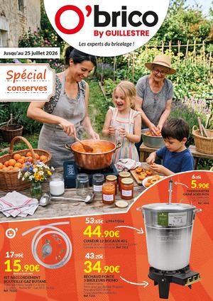Opération CONSERVERIE O'brico By Guillestre du 10 juin au 25 juillet 2026