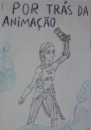 Por trás da animação