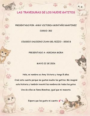 La Travesura De Los Nueve Gatitos