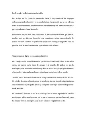 Reflexiones De Pedagogía