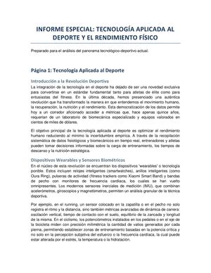Documento Tecnologia Deporte