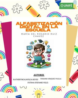 ALFABETIZACIÓN DIGITAL EN LA ESCUELA