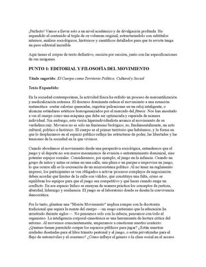 Misión Movimiento Revista Digital