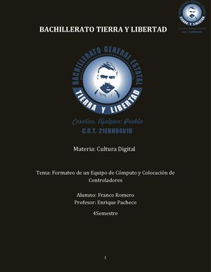 Formateo Equipo Computo Frank Romer