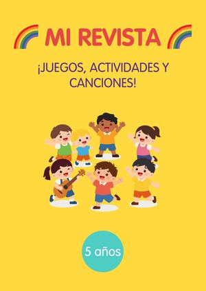 Revista Infantil Canciones, Juegos Y Actividades