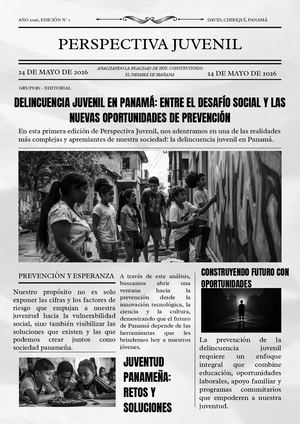 Perspectiva Juvenil Delincuencia Y Oportunidades (1)