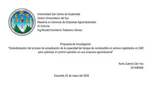 Propuesta De Investigacion (Examén Final)