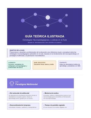 Guía teórica ilustrada Neuropedagogica