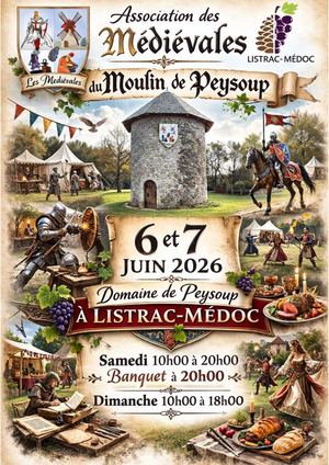 Les Médiévales Du Moulin De Peysoup Programme 2026