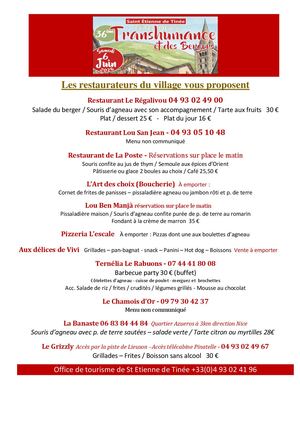 Les Restaurateurs Publication Au 23 Mai