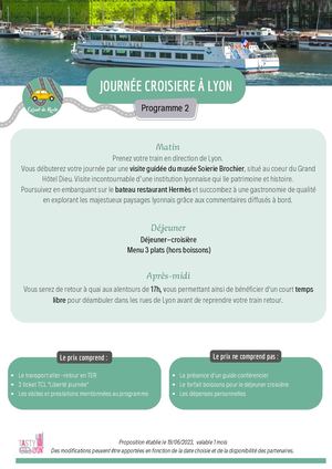 Journée Croisière À Lyon