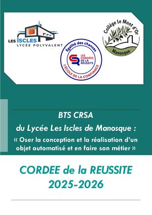 Journal De La Cordée Des Iscles 2025 2026