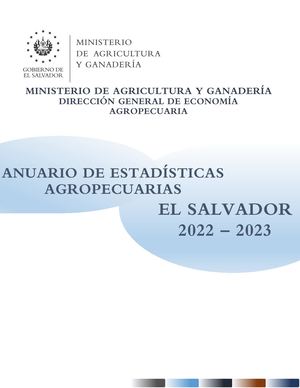 Anuario de estadísticas agropecuarias 2022-2023