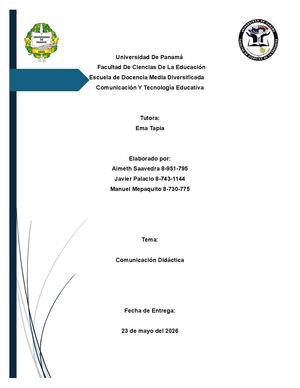 Comunicación Didáctica