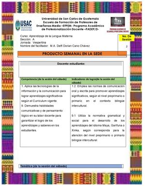 Transposición Didáctica Sesión 2