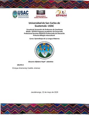 Glosario Arismendy Castillo