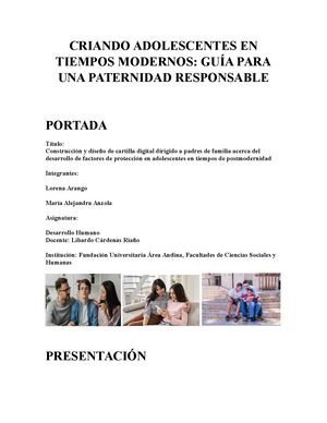 Eje 4 Desarrollo Humano Cartilla Educativa Grupo Colaborativa 104