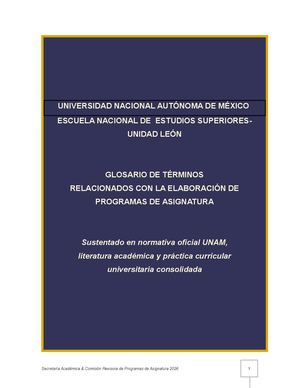 G L O S A R I O - Elab-Progr-Asig-Rev2026