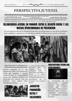 Perspectiva Juvenil Delincuencia Y Oportunidades (3)