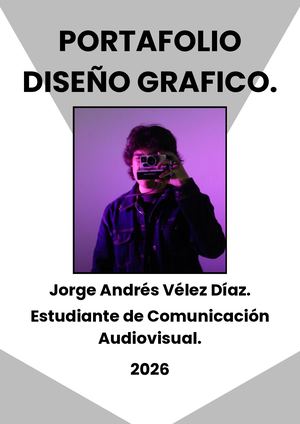 Portafolio Diseño Grafico Jorge Vélez