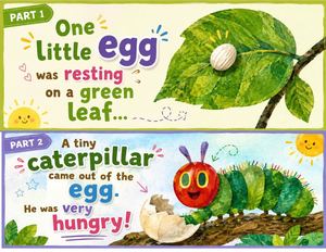 Storytelling: The little hungry caterpillar