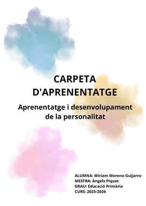 25 26 Carpeta Aprenentatge